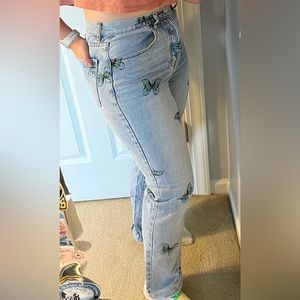 PacSun Butterfly Jeans Dad Jeans